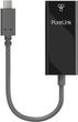 Adapter PureLink IS261 iSeries USB-C to Ethernet Gigabit 0.1 m (4251364719091) - obraz 2