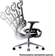 Fotel biurowy ergonomiczny Diablo Chairs V-Master Black-Gray (5902560334494) - obraz 16