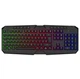 Комплект проволочной клавиатуры и мыши UKC 9541 с RGB подсветкой USB Black - изображение 3