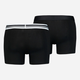 Набір чоловічих трусів 2 штуки Puma Placed Logo Boxer 2p 90651903 L Чорний (8718824117102) - зображення 2