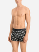 Zestaw majtek męskich typu bokserki 2 szt Puma Men Aop Boxer 2P 93505401 S Czarny (8720245044936) - obraz 6