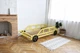 Детская кроватка-машинка на колесах Модель 16 от Busywood 200х90 см Желтый - изображение 8