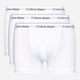 Zestaw majtek męskich typu bokserki Calvin Klein Underwear 0000U2662G-100 M 3 szt Białe (5051145189216) - obraz 1