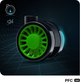 Fotel gamingowy Diablo X-Horn 2.0 Normal Size Black-Green (5902560337020) - obraz 17