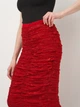 Юбка женская Zara 2578/777 XS Красная (02578777600016) - изображение 4