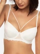 Biustonosz damski z fiszbinami Push-up Esotiq 41415-00X 75E Biały (5903972257784) - obraz 1