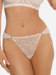 Majtki bikini damskie koronkowe Esotiq 41448-08X S Beżowe (5903972263549) - obraz 1