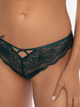Трусики бразиліана жіночі Esotiq 41005-67X XL Зелені (5903972253571) - зображення 5