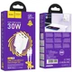 Мережевий зарядний пристрій HOCO N56 Fundador PD30W four-port (2C2A) + Type-C to Lightning (White) (209773) - зображення 4