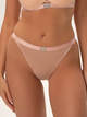 Majtki bikini damskie przezroczyste Esotiq 41835-08X M Beżowe (5903972352939) - obraz 1