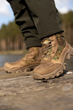 Берці зимові Crazy кожа койот, вставки cordura USA мультикам висота 17 см, 43-28.5см - зображення 2
