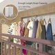 Сушилка для вещей Japanese clothesline, Белая автоматическая бельевая веревка – настенная 4.2 м - изображение 8