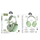 Бездротові Навушники Hoco W35 Air Triumph BT headphones W35 Air BT5.3, AUX/TF, 45h Green - зображення 4
