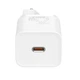 Мережевий зарядний пристрій Комплект Baseus Super Si Quick Charger 1C QC3.0+PD3.0 25W Type-C 3A + кабель Baseus Type-C to Type-C 3A 1м Білий - изображение 7