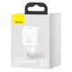 Мережевий зарядний пристрій Baseus 30W Super Si Quick Charger 1C PD3.0 30W Type-C 3A Білий - зображення 10