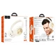 Наушники накладные Hoco W54, Bluetooth 5.4, ANC, 400 mAh, 30h milky white - изображение 4