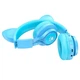 Bluetooth гарнітура HOCO W39 | BT5.3, AUX, 10H, 85db, LED | blue - зображення 2