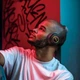 Bluetooth Стерео Гарнітура Borofone BO17, 7h, 400 mAh Чорний - зображення 5