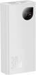 Powerbank Baseus Adaman2 30 W 10000 mAh White (PPAD080002) - obraz 3