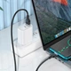 Дата кабель HOCO X109 Type C Energy silicone charging 3A 3М Черный - изображение 4