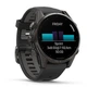 GPS смарт-годинник GARMIN fenix 8 43mm, AMOLED, Saph, CrbnGry Ti/Blk, Blk/PebblGryBnd - зображення 2