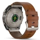 GPS смарт-часы GARMIN fenix 8 51mm, AMOLED, Sapphire, Bare Ti, Blk/Chsnt Lthr - изображение 10