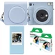 Подарунковий набір камера миттєвого друку Fujifilm Instax Square SQ1 Glacier Blue / Чохол блакитний / Фотоальбом блакитний (64 фото) / Фотопапір (20 знімків) - зображення 1
