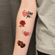 Набор "Любовь №2" из 10 временных тату по 12*7 см (Love-tattoo-mini-set-2-10) - изображение 2