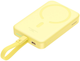 УМБ Baseus Magnetic Mini MagSafe Lightning 10000 мАг 20 Вт Yellow (P10022109Y23) - зображення 3