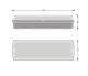 LED Светильник накладной 8W V 840lm 3000-4000K IP65 356x115x80mm [4099854290480] Ledvance BLKH COMP RC V CPS BK - изображение 4