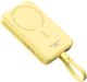 Powerbank Baseus Magnetic Mini MagSafe USB-C 10000 mAh 30 W Yellow (P1002210BY23) - obraz 5