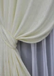 Комплект готовых штор VR-Textil Лен мрамор Pavliani № 1172ш Кремовый 150х270 см 2 шт (33-0005) - изображение 4