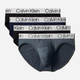 Набор трусов-брифов мужских Calvin Klein Underwear 62022744(Black-Peacoat -Turbulence-Black) M 4 шт Разноцветный (196807559916) - изображение 1