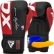 Боксерские перчатки RDX REX F4 RED/BLACK-14 унций (капа в комплекте) (BGR-F4R-14OZ) - изображение 1