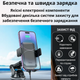 Автомобильный держатель для телефона 15W с беспроводной зарядкой на присоске в машину на лобовое стекло торпедо или дефлектор от 4,5 до 7 дюймов Hoco - изображение 7