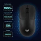 Геймерська акумуляторна бездротова (Bluetooth + 2,4G) миша AULA SC680, PixArt PAW3395, 26000DPI, Black-ЧОРНИЙ (SC680B) - изображение 9