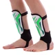 Щитки футбольные с защитой лодыжки FDSPORT FS-692 L белый-красный - изображение 3