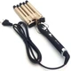 Плойка для волос 5 волн Geemy GM 2933 Curly Pro 65 Вт терморегулятор на 2 режима 180-210º Золотистый - изображение 3