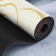Килимок для йоги 183x61x0,3см з принтом Індійський Лотос каучуковий замшевий Record FI-5662-22 - зображення 4