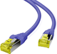 Przewód krosowy Helos S/FTP Cat 6a 20 m Purple (4005938912735) - obraz 1