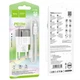 Мережевий Зарядний Пристрій Hoco C125A Transparent tribute 1Type-C/20W/PD + (Type-C - Lightning) (Чорно-бiлий) - зображення 5