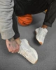 Мужские демисезонные кроссовки Boost 45р кремовые (90779) - изображение 6