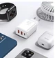 Сетевое Зарядное Устройство Baseus Compact Quick Charger 30W (Type-C + 2USB) White - изображение 2