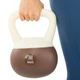 Гіря м'яка для фітнесу Bloom Soft Kettlebell 7012-4 вага 4кг White-Brown - зображення 10