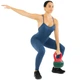 Гиря м'яка для фітнесу Bloom Soft Kettlebell 7012-4 вага 4кг Green-Red - зображення 4