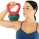 Гиря м'яка для фітнесу Bloom Soft Kettlebell 7012-2 вага 2кг Green-Red - зображення 8
