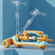 Детский самокат-трансформер CITY LINE Baby Care 388 с родительской ручкой оранжевый - изображение 5