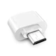 Адаптер Перехідник Micro USB на USB-A OTG для комп'ютера, ноутбука, планшета, смартфона, Huawei, Honor, Xiaomi, Samsung, OPPO, Redmi, Realme 574 Білий - зображення 1