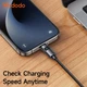 Кабель быстрой зарядки USB-A to Lightning с дисплеем Mcdodo CA-6490 1,2 м - изображение 4