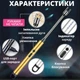 Зажигалка универсальная с USB зарядкой кухонная гибкая електрическая для газовой плиты и свечей с индикатором заряда LIGHTER 959О Золотая - изображение 5